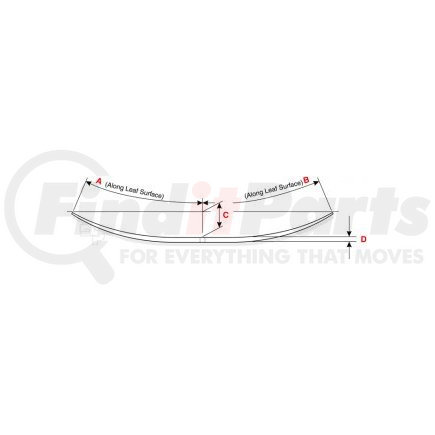 Dayton Parts 501-341 Leaf Spring