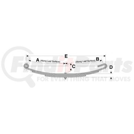 Dayton Parts US-2010 Leaf Spring