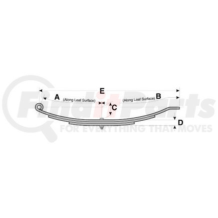 Dayton Parts US-3006 Leaf Spring