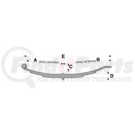 Dayton Parts US-3010 Leaf Spring