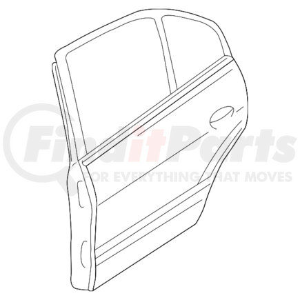 Mitsubishi MR325752 Door Shell