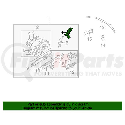 Mitsubishi MR954119 Extension