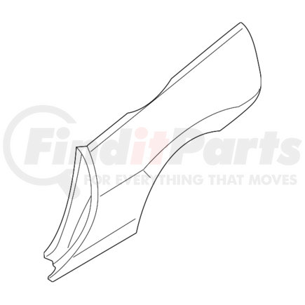 Mitsubishi MR439634 Quarter Panel