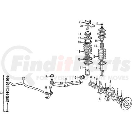 Mitsubishi MB518543 Coil Spring