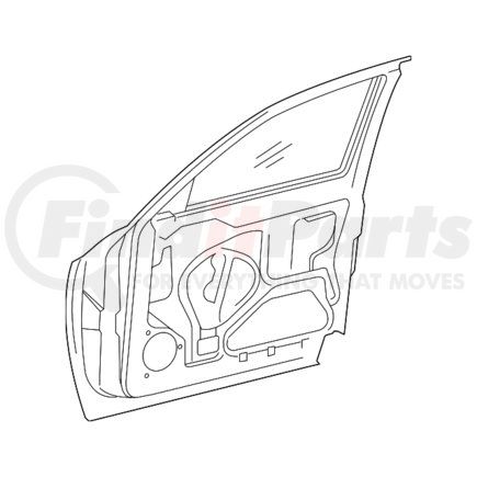 Mitsubishi 55359428AB Door Glass