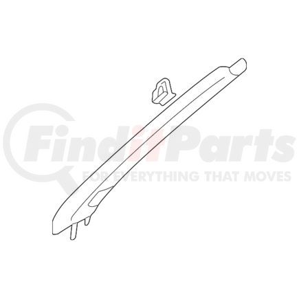 Mitsubishi MR619793 Windshield Pillar Trim