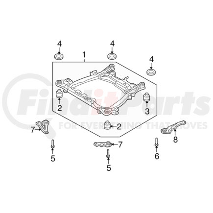 Kia 62494-4D000 XXX STOPPER UPPER