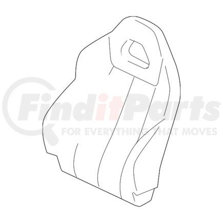 Mitsubishi 6901A033HC Seat Back Cover