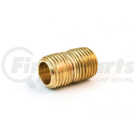 Tramec Sloan S215-6 Air Brake Fitting - 3/8 Inch Close Nipple Yellow Brass