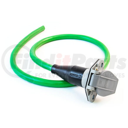 TRAMEC SLOAN 38402-04 - receptacle, nylon, ov cable, straight j560, solid | receptacle, nylon, ov cable, straight j560, solid