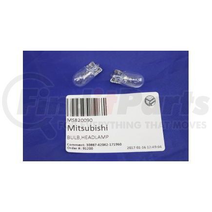 MS820090 by MITSUBISHI - BULB,HEADLAMP