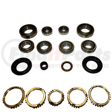 USA Standard Gear ZMBK210AWS M5TX/M5BF2 Transmission Bearing/Seal Kit w/Synchro Rings/For Kia/Mazda/Mercury Small/Mid-Size Cars 5-Speed Manual Trans 16mm Input Bearing USA Standard Gear