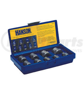 Irwin Hanson 54009 9 Pc. Fractional Bolt Extractor Set