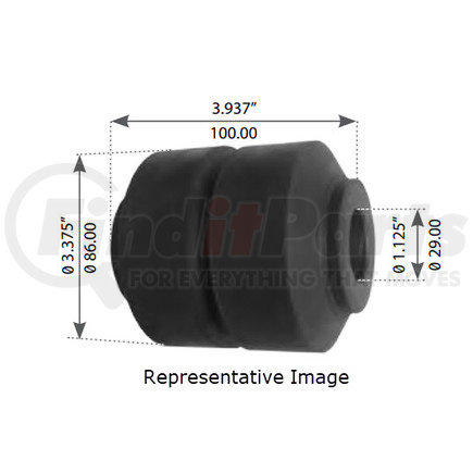 HUTCHENS 1872301 ROCKER BUSHING-RUBBER