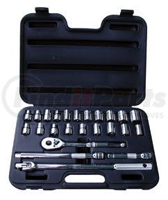 ATD Tools 1360 24 Pc. 1/2” Dr. 6-Point SAE/Metric Socket Set