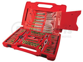 ATD Tools 277 Machine Screw, Fractional & Metric Tap & Die Drill Bit Set, 117 pc.