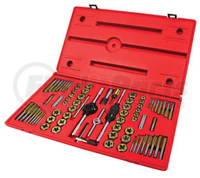 ATD Tools 276 Machine Screw, Fractional & Metric Tap & Die Set, 76 pc.