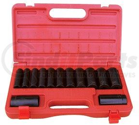 ATD Tools 4401 13 Pc. 1/2" Drive 6 Point SAE Deep Impact Socket Set