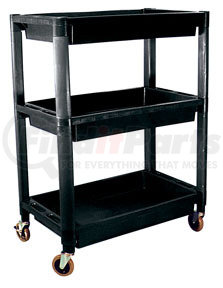 ATD Tools 7017 3-Tray Black Cart