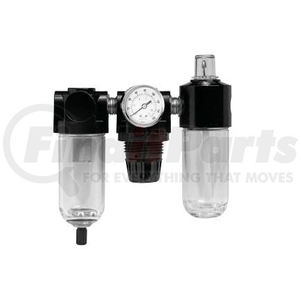 ATD Tools 7869 Poly Filter Regulator Lubricator and Gauge Modular Unit with Manual Drain