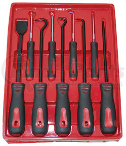 ATD Tools 8424 9 Piece Scraper,  Hook & Pick Set