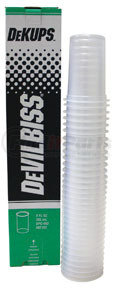 DEVILBISS DPC602 DeKups® Gravity Feed 9 oz./265 ml Disposable Cups and Lids, 32 count