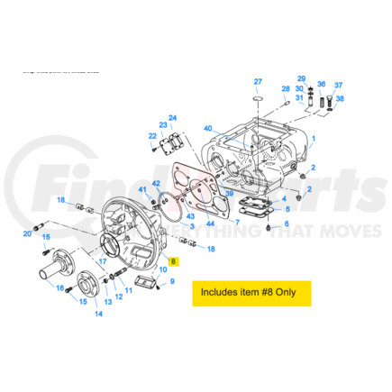 FULLER K3671 - clutch hsg kit | transmission clutch housing