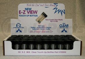 E-Z Mix 10002 E-Z Clear Touch Up Bottle, box of 50