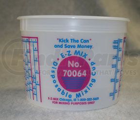 E-Z Mix 70064L 2-Quart Plastic Mixing Cup Lids, box of 50