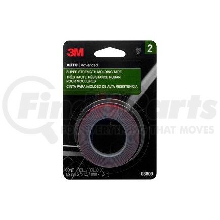 3M 3609 Scotch-Mount™ Molding Tape, 1/2" x 60"