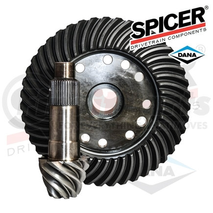 Dana 10005960 Differential Ring and Pinion - 6.14 Gear Ratio, 12.25 in. Ring Gear
