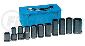 Grey Pneumatic 8032 3/4” Dr Truck Wheel Service Impact Socket Set, 11 pc