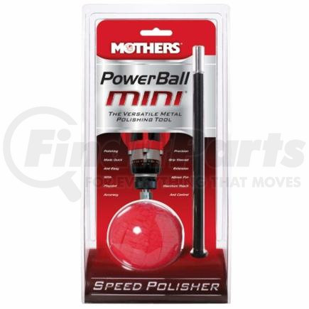 Mothers Wax & Polish 05141 PowerBall Mini® with 10” Extension