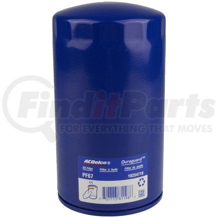 ACDelco PF67 Gold™ Engine Oil Filter - Spin-On