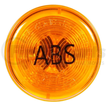 Truck-Lite TL30257Y Marker Light - For 30 Series, Abs, Incandescent, Yellow Round, 1 Bulb, Pc, Pl-10, 12 Volt