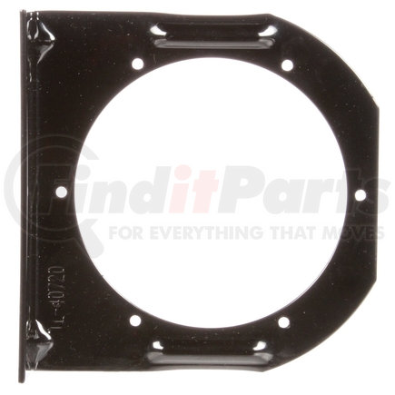 Truck-Lite 407203 40 Series Brake / Tail Light Bracket - 2 Screw Bracket Mount, For Round Shape Lights, Black Steel, 4 in Diameter Lights