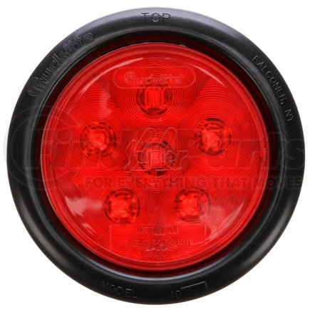 Truck-Lite 44092R3 Super 44 Brake / Tail / Turn Signal Light - LED, Fit 'N Forget S.S. Connection, 12v