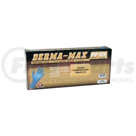 SAS SAFETY CORP 6608-40 - derma-max™ powder-free nitrile disposable gloves, large