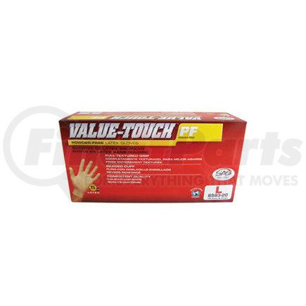 SAS Safety Corp 6592-20 VALUE TOUCH P/F 5 MIL LATEX M