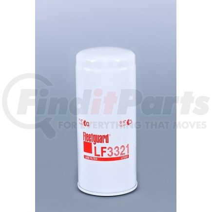 Fleetguard LF3321 Engine Oil Filter - 10.26 in. Height, 4.25 in. (Largest OD), Full-Flow Spin-On