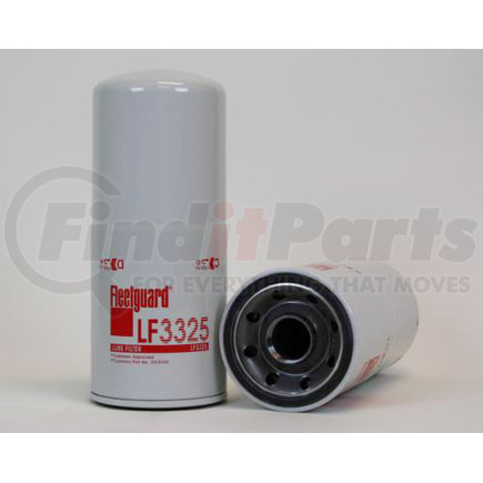 Fleetguard LF3325 Engine Oil Filter - 11.31 in. Height, 4.58 in. (Largest OD), Spin-On, For KV16 Engine