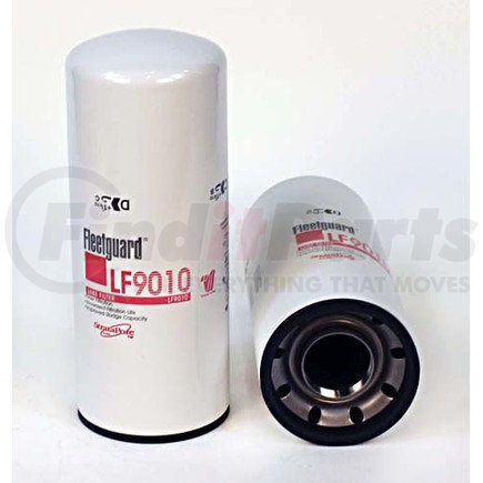 Fleetguard LF9010 Engine Oil Filter - 11.57 in. Height, 4.66 in. (Largest OD), StrataPore Media