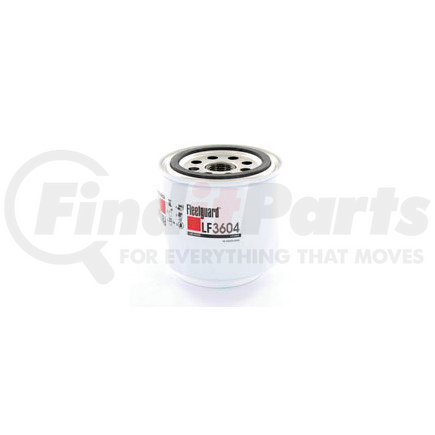 Fleetguard LF3604 Engine Oil Filter - 3.2 in. Height, 3.61 in. (Largest OD), Spin-On