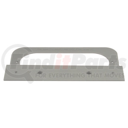 TRUCK-LITE 60728 - brake / tail light bracket - 2 screw bracket mount, for oval shape lights, gray steel | bracket mount, 60 series lights, oval, gray, 2 screw bracket mount | brake / tail light bracket