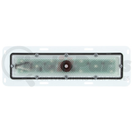 TRUCK-LITE 80255C - 80 series dome light - led, 10 diode, rectangular clear lens, white 8 screw bracket mount, 12v | 80 series, led, 10 diode, rectangular clear, dome light | dome light