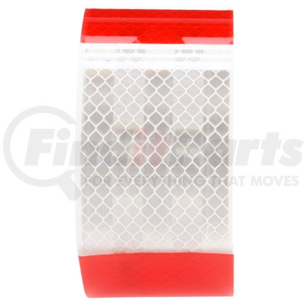TRUCK-LITE 981043 - reflective tape - red/white, 2 in. x 18 in. | red/white reflective tape, 2 in. x 18 in., bulk | reflective tape