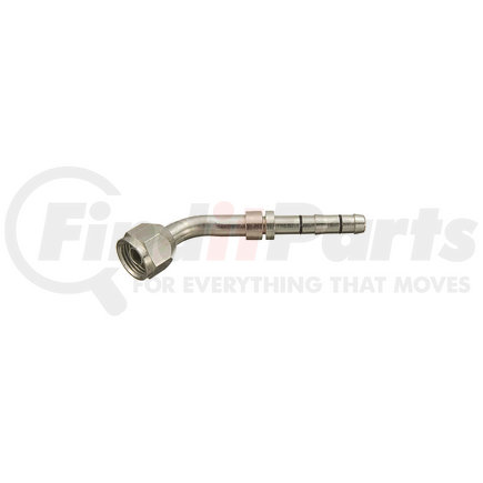 Weatherhead FJ3055-02-0608S Aeroquip Fitting - Hose Fitting, E-Z Clip Female O-Ring (SP) 45