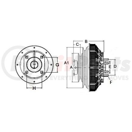 Horton 79A9285-2 Engine Cooling Fan Clutch