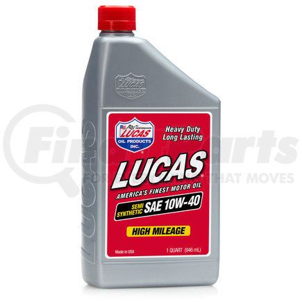 Lucas Oil 10176 Semi-Synthetic SAE 10W-40 Motor Oil