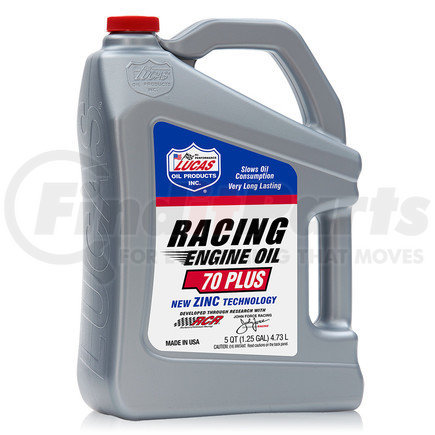 Lucas Oil 10266 SAE 70 Plus Racing Oil